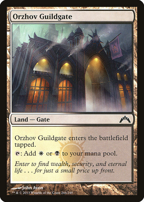 Orzhov Guildgate - Gatecrash #244