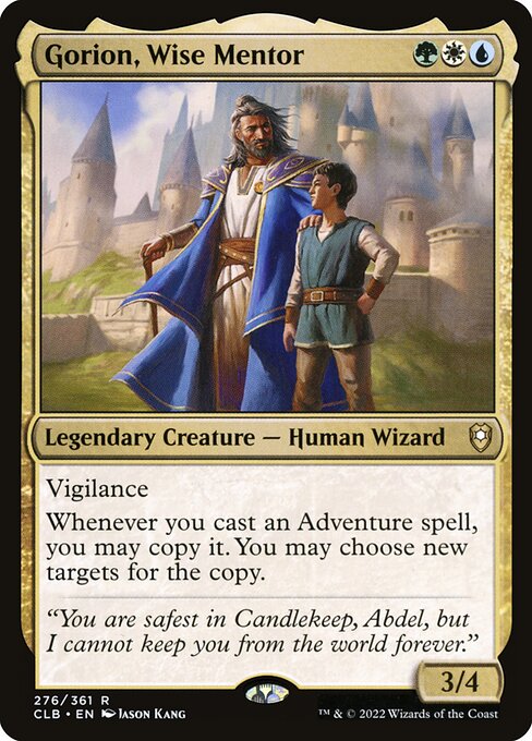 Gorion, Wise Mentor - Commander Legends: Battle for Baldur's Gate #276