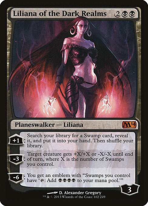Liliana of the Dark Realms - Magic 2014 #102
