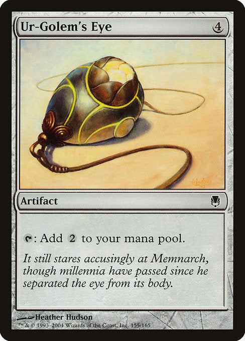 Ur-Golem's Eye - Darksteel #155 Magic: The Gathering card image