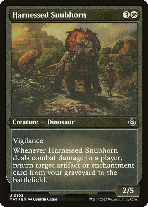 Harnessed Snubhorn - March of the Machine: The Aftermath #103