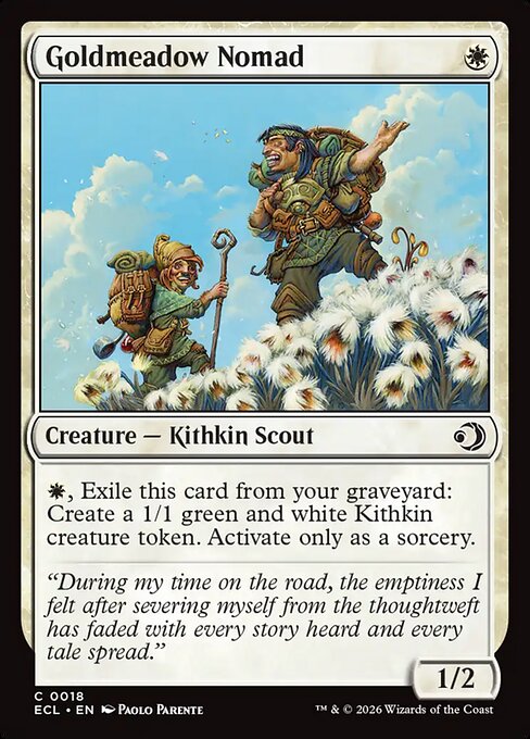 Goldmeadow Nomad Lorwyn Eclipsed Magic: The Gathering card image