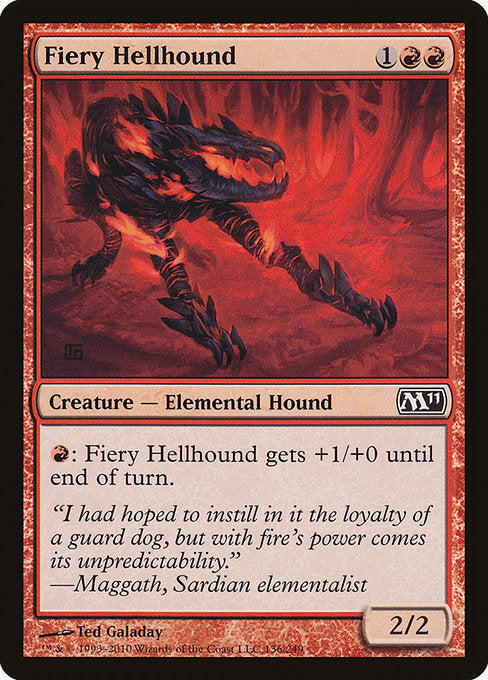 Fiery Hellhound - Magic 2011 #136