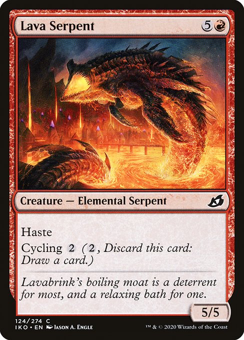 Lava Serpent - Ikoria: Lair of Behemoths #124