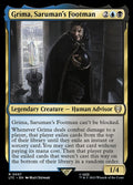 Gríma, Saruman's Footman - Tales of Middle-earth Commander #57 Magic: The Gathering card image