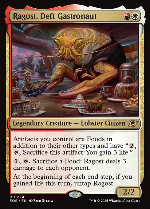 Ragost, Deft Gastronaut Edge of Eternities Magic: The Gathering card image