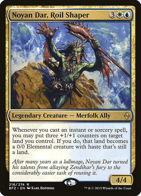 Noyan Dar, Roil Shaper - Battle for Zendikar #216