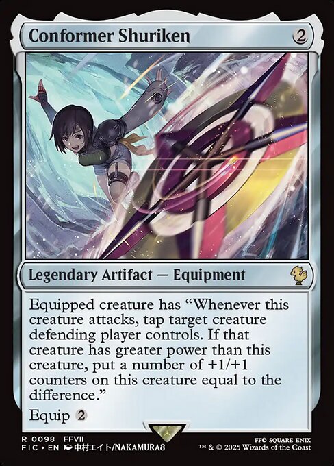 Conformer Shuriken Final Fantasy Commander Magic: The Gathering card image