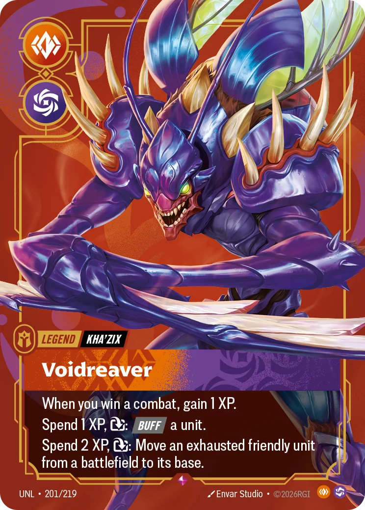 Kha’Zix, Voidreaver Riftbound card image