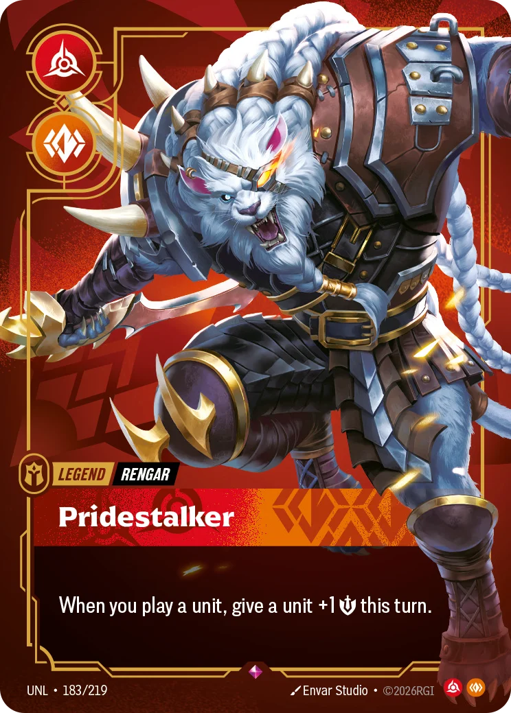 Rengar, Pridestalker Riftbound card image