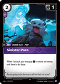 Sinister Poro Riftbound card image