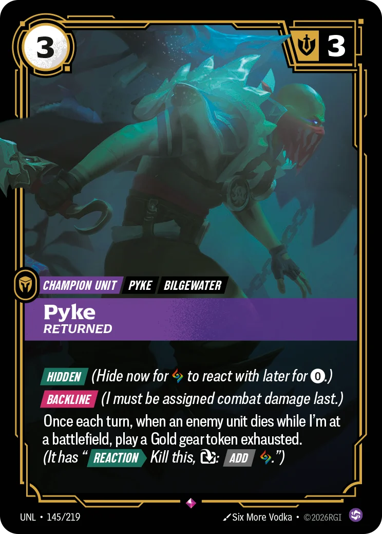 Pyke, Returned Riftbound card image