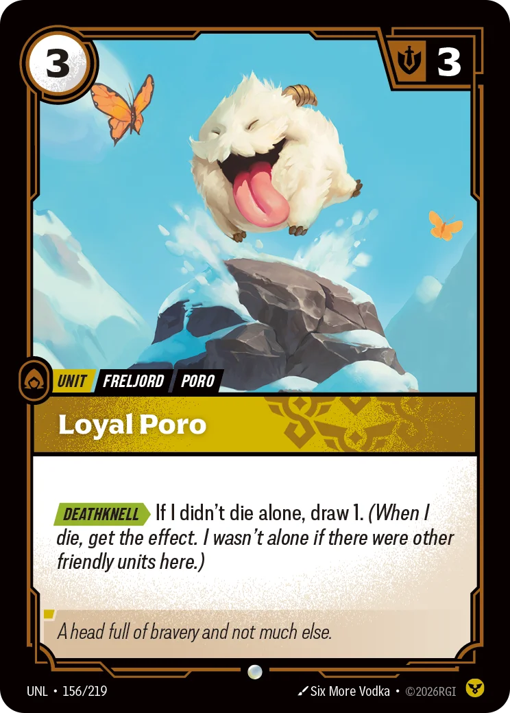 Loyal Poro Riftbound card image