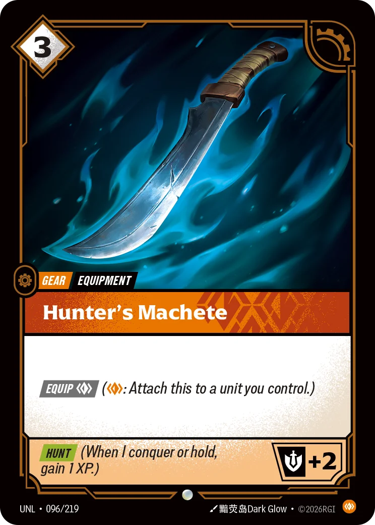 Hunter’s Machete Riftbound card image