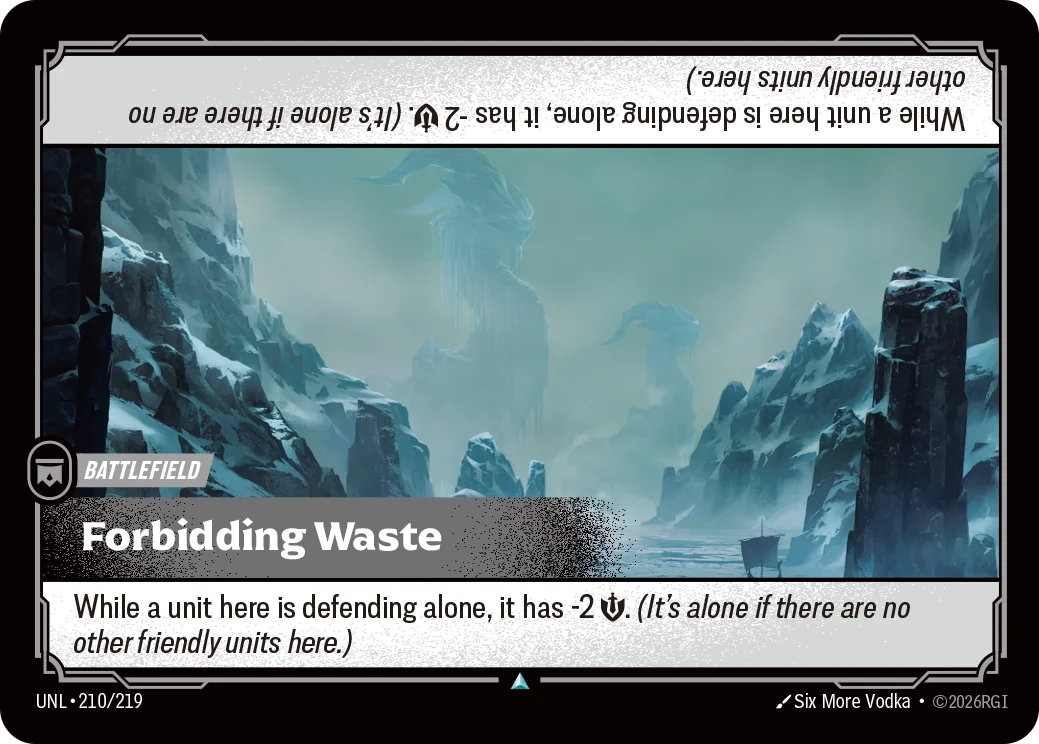 Forbidding Waste Riftbound card image
