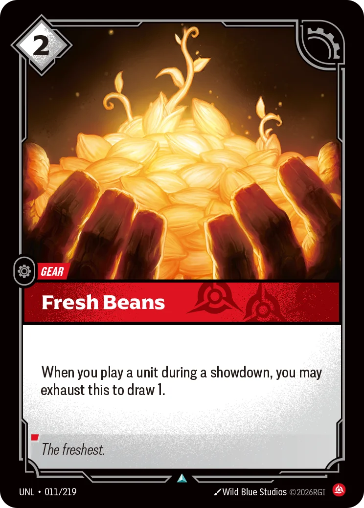 Fresh Beans Riftbound card image
