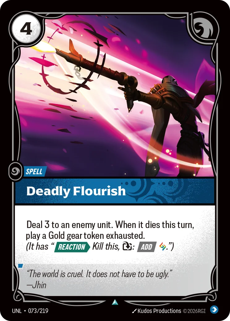 Deadly Flourish Riftbound card image