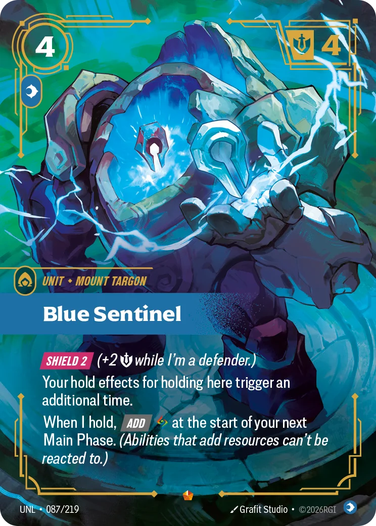 Blue Sentinel Riftbound card image