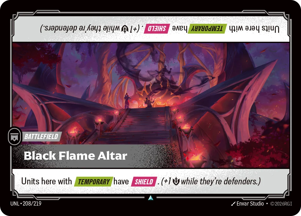 Black Flame Altar Riftbound card image