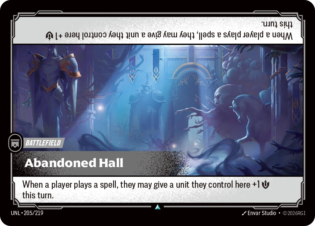 Abandoned Hall Riftbound card image