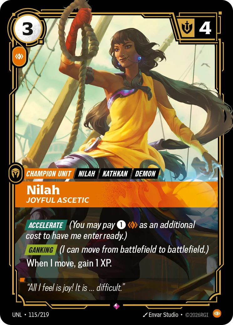 Nilah, Joyful Ascetic Riftbound card image