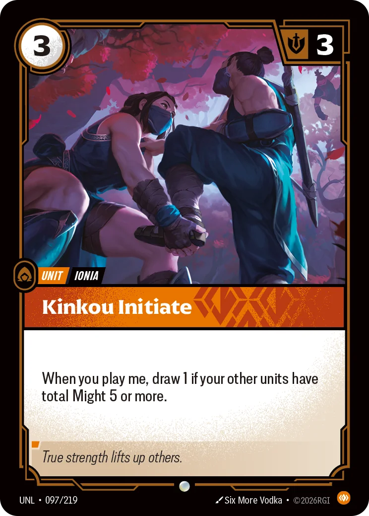 Kinkou Initiate Riftbound card image