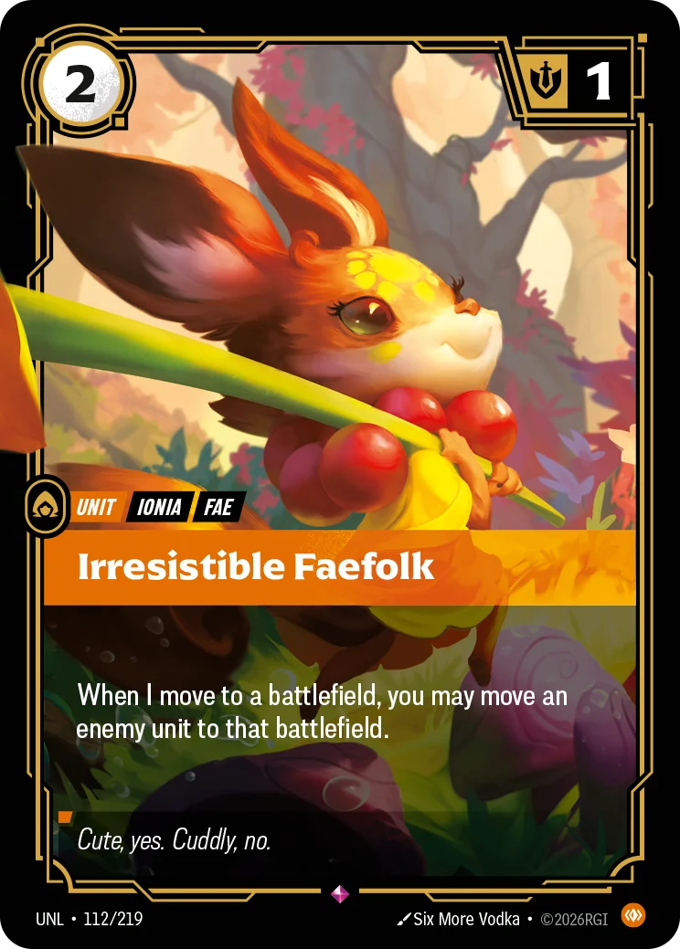 Irresistible Faefolk Riftbound card image