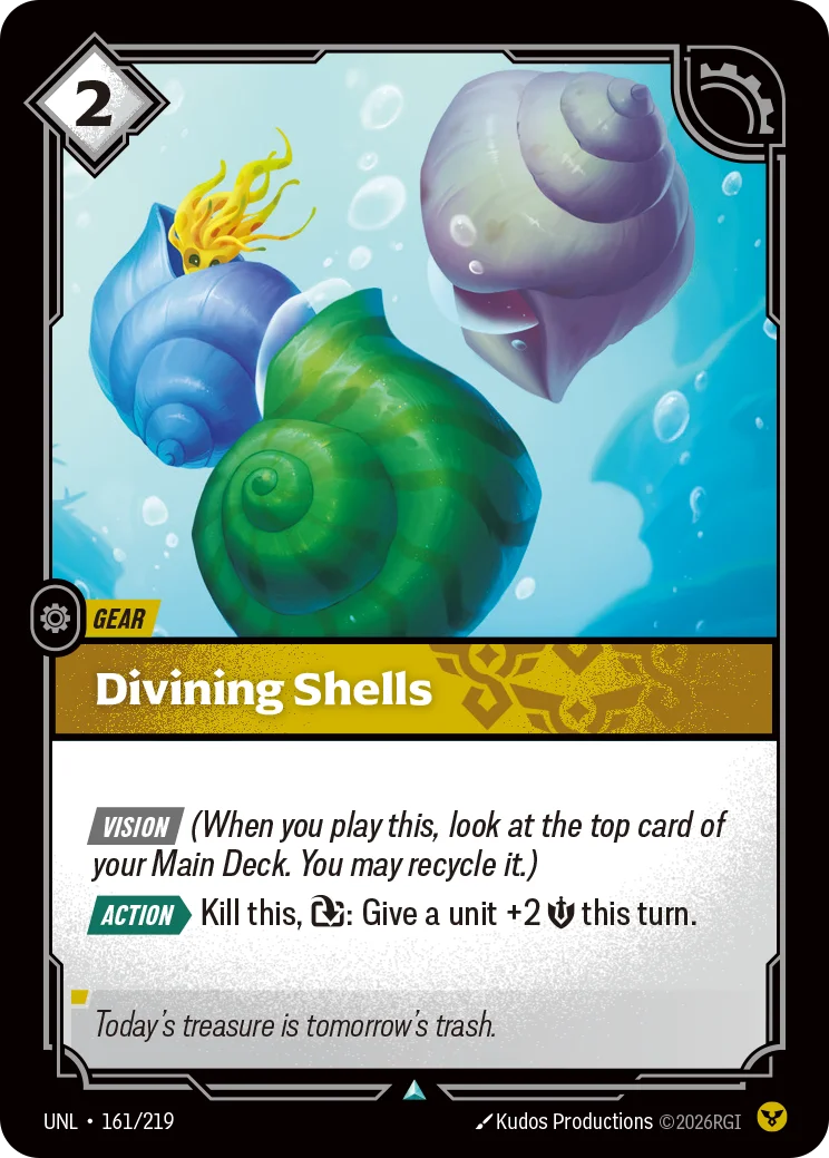 Divining Shells Riftbound card image