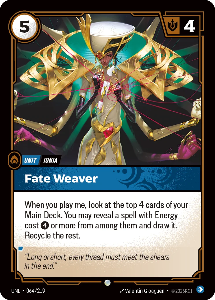 Fate Weaver Riftbound card image