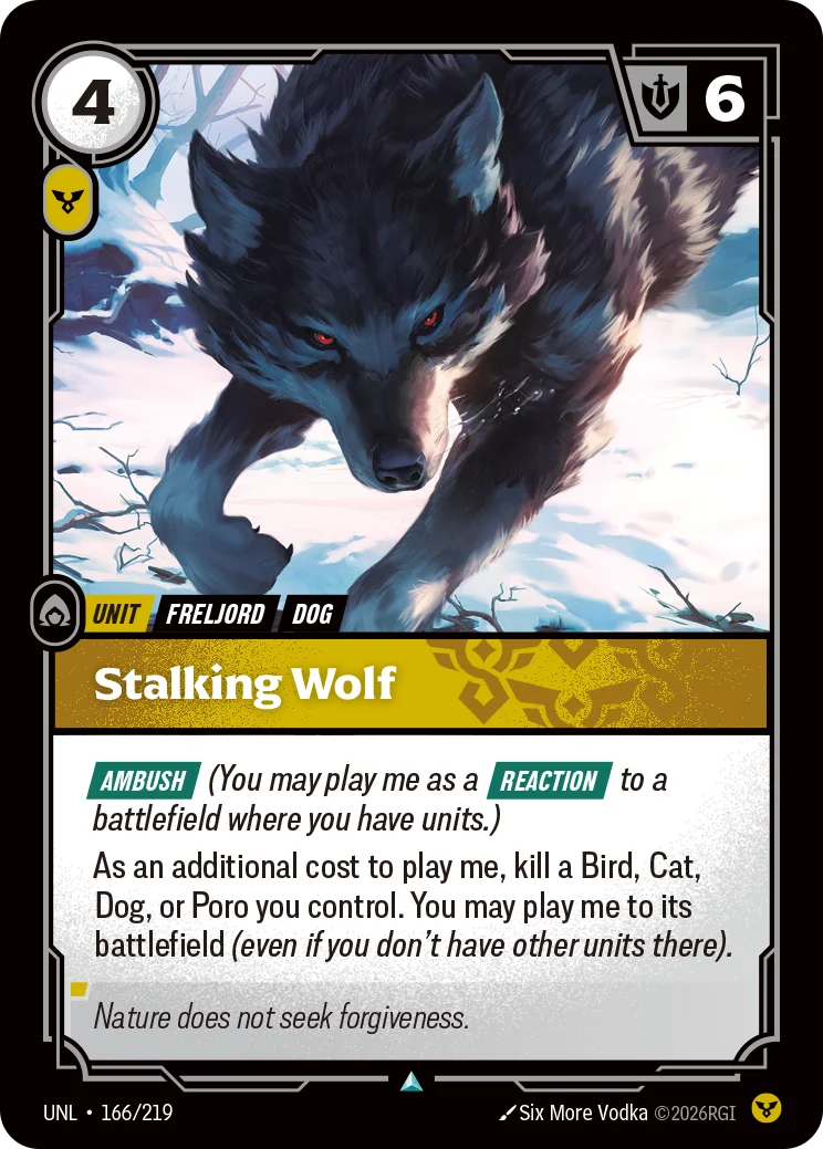 Stalking Wolf Riftbound card image