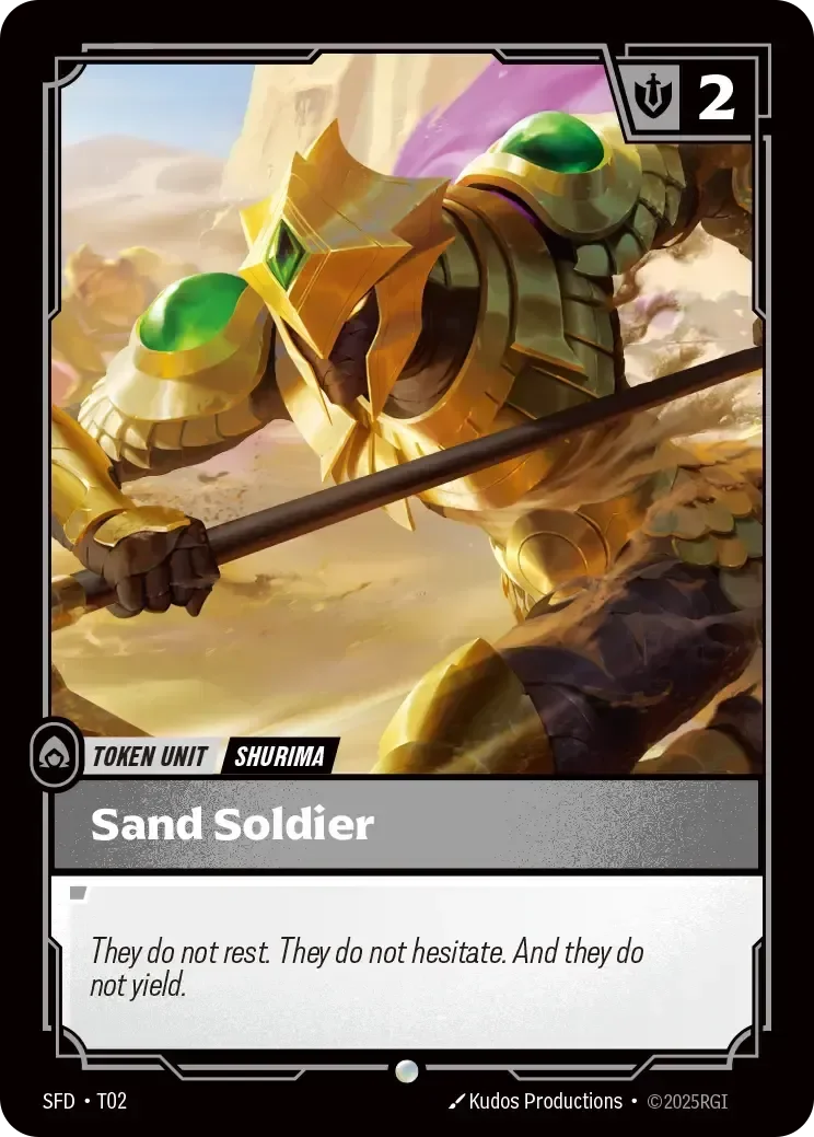 Sand Soldier Riftbound card image