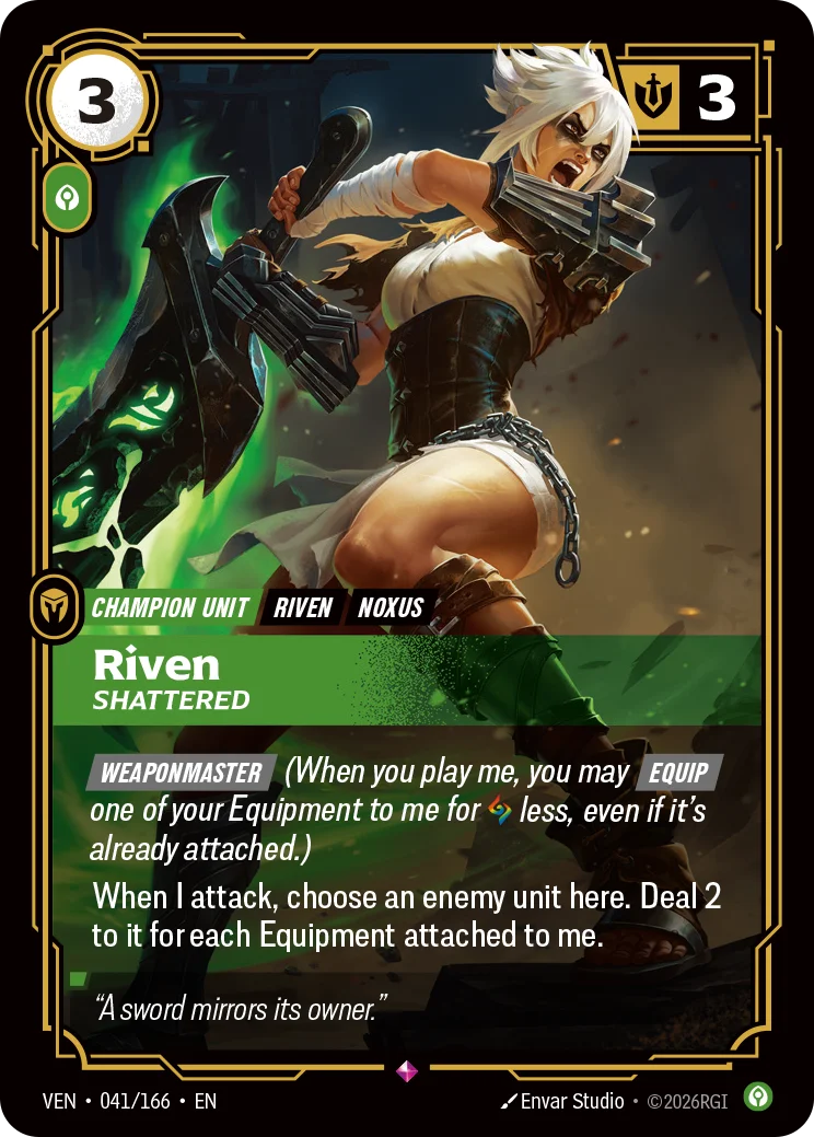 Riven, Shattered Riftbound card image