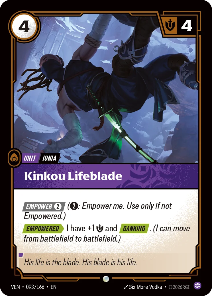 Kinkou Lifeblade Riftbound card image