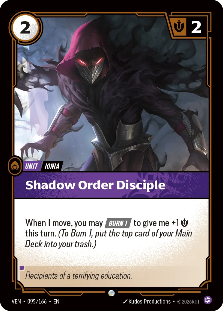 Shadow Order Disciple Riftbound card image
