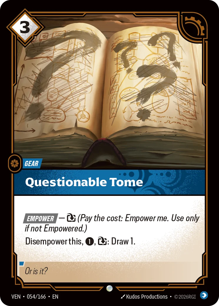 Questionable Tome Riftbound card image