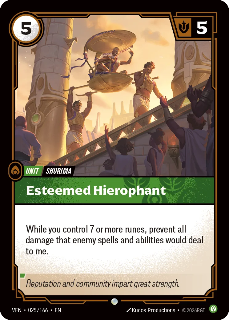 Esteemed Hierophant Riftbound card image