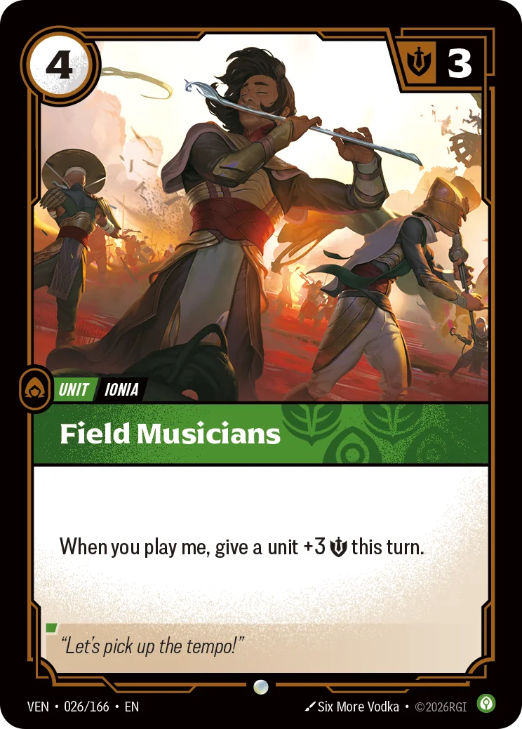 Field Musicians Riftbound card image