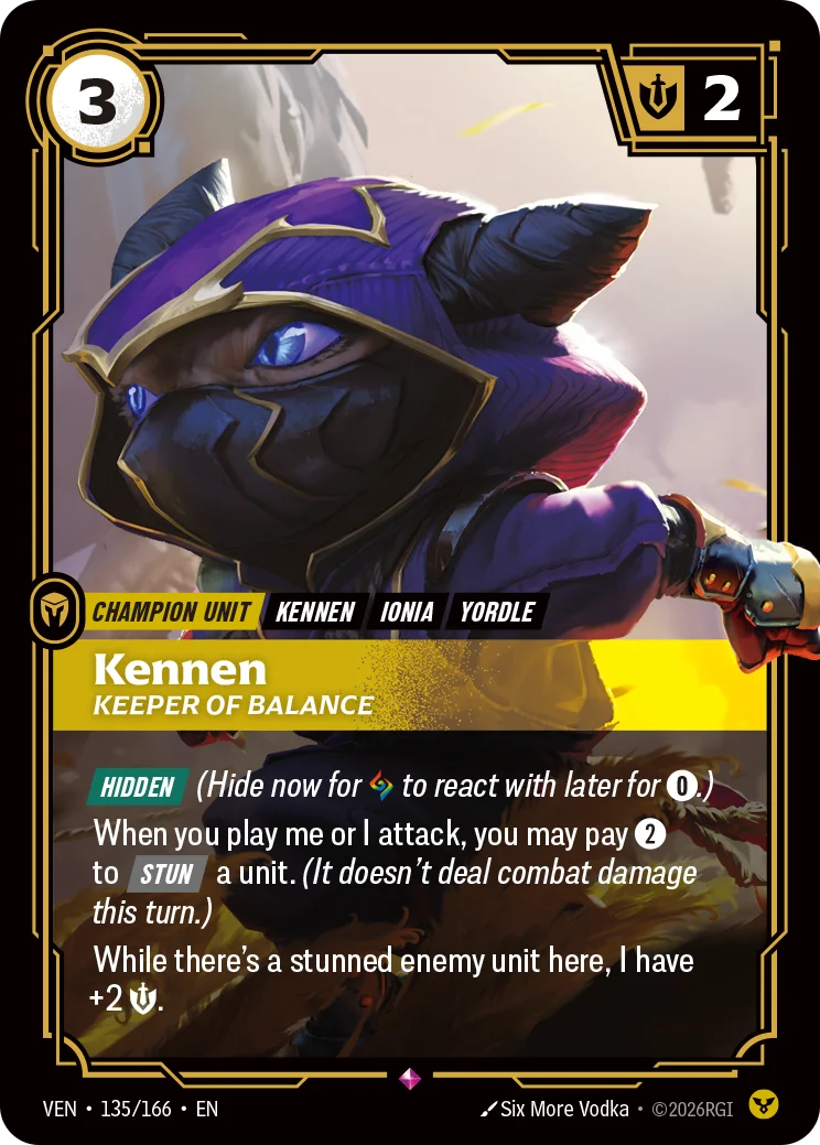 Kennen, Keeper of Balance Riftbound card image