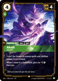 Akali, Silent Alternate Art Riftbound card image