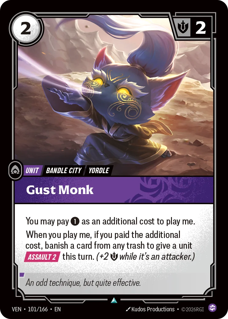 Gust Monk Riftbound card image