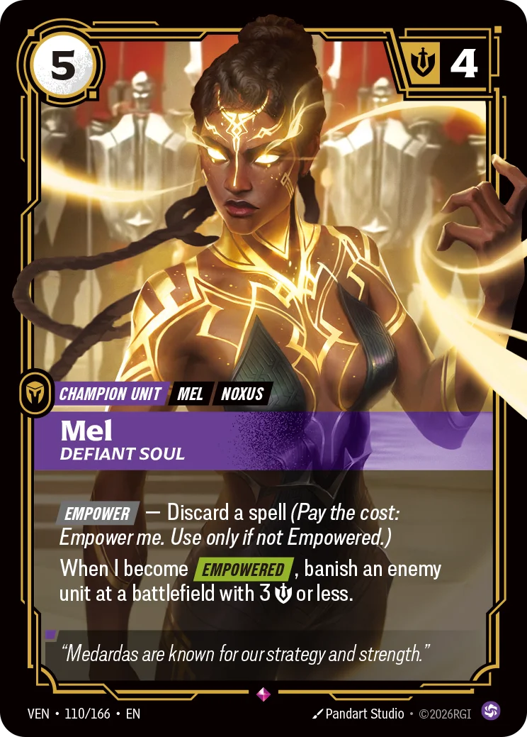 Mel, Defiant Soul Riftbound card image