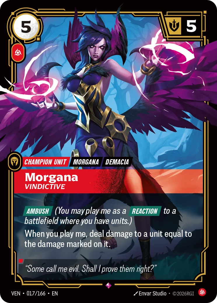 Morgana, Vindictive Riftbound card image