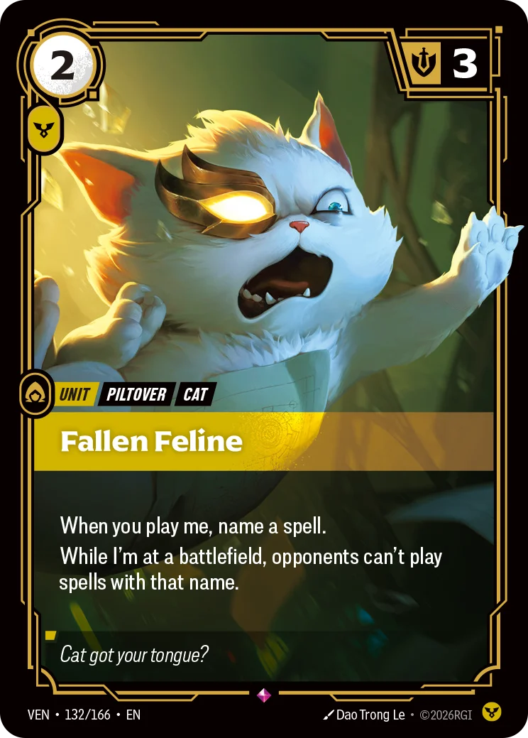 Fallen Feline Riftbound card image