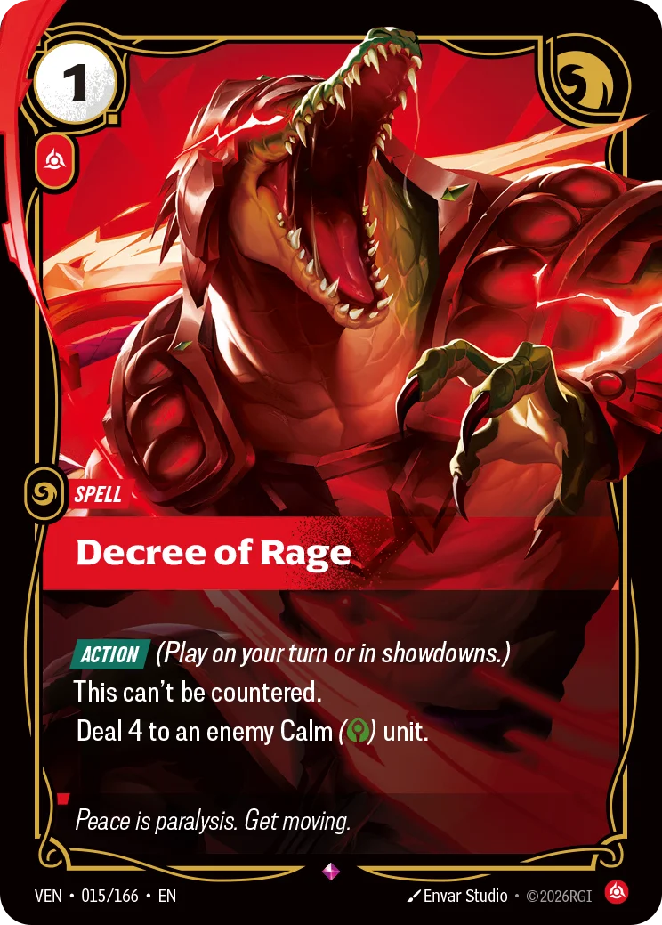 Decree of Rage Riftbound card image