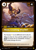 Masa, Crashing Thunder Riftbound card image