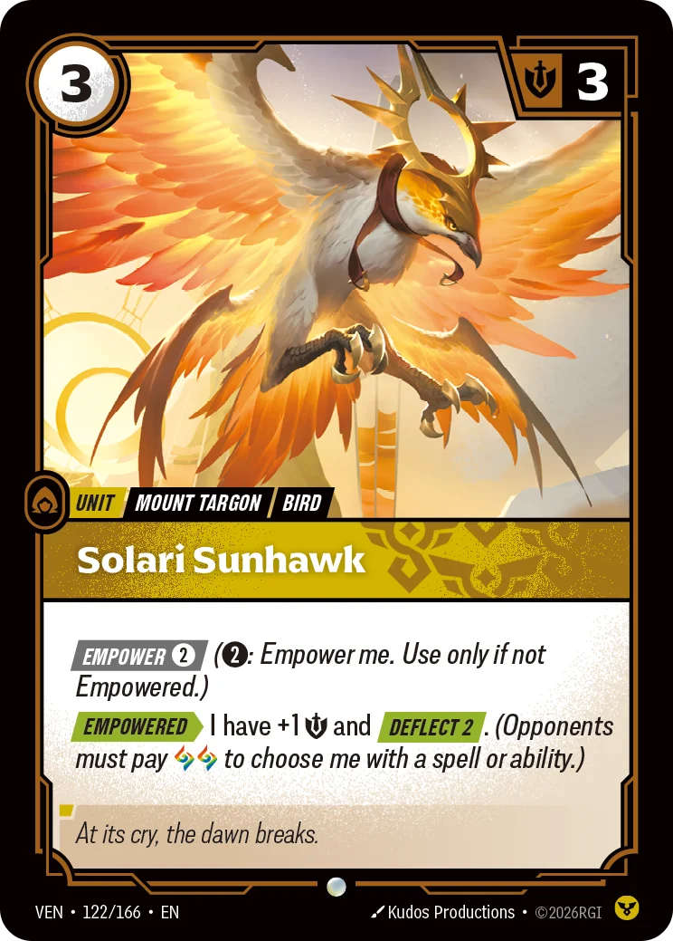 Solari Sunhawk Riftbound card image