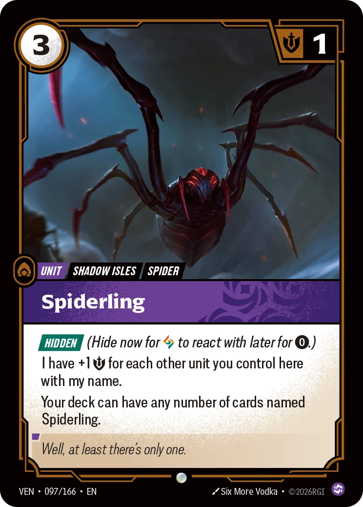 Spiderling Riftbound card image
