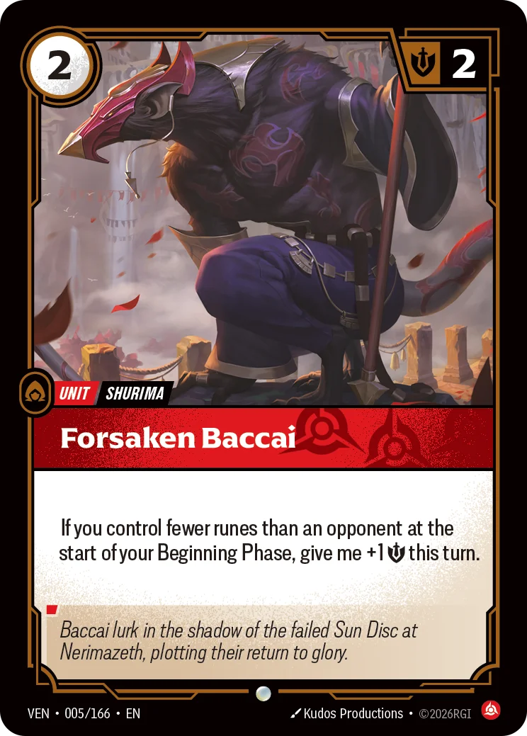 Forsaken Baccai Riftbound card image