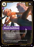 Minah Swiftfoot Riftbound card image