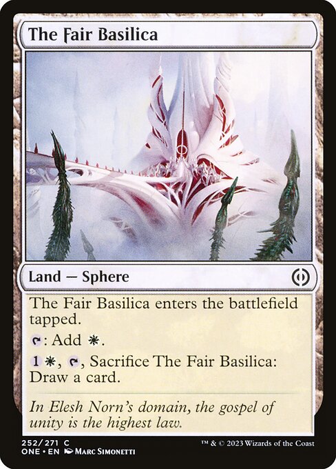 The Fair Basilica - Phyrexia: All Will Be One #252